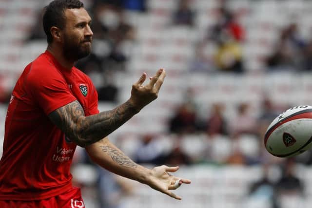Toulon's gifted Australian fly-half Quade Cooper will not be going to Rio. Picture: Jean Christophe Magnenet/AFP/Getty Images