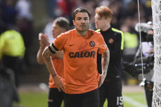 Dundee United's Paul Paton is facing up to relegation. Picture: Craig Williamson/SNS