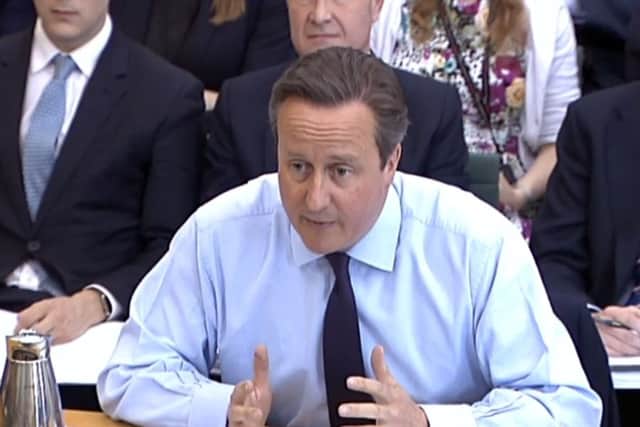 Concerns over Brexit, which David Cameron is campaigning against, is hurting the economy. Picture: PA