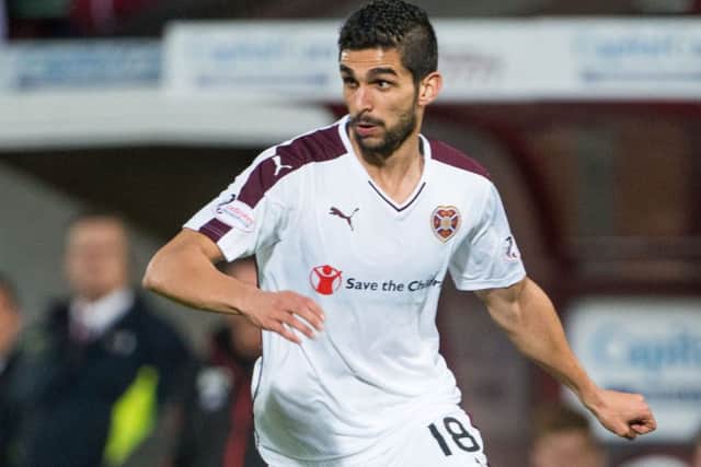 Hearts have shut Rossi down for the rest of the season. Picture: Ian Georgeson