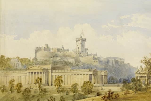 The Prince Albert Memorial Keep would have been added to Edinburgh as a mark of respect for the royal. Picture: Historic Environment Scotland/RIAS Collection