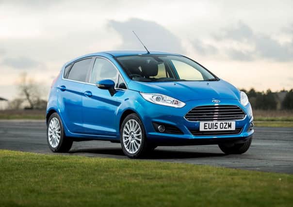 Ford's Fiesta topped the sales chart in Scotland last month. Picture: Contributed
