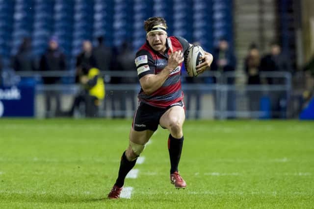 Hamish Watson will start at openside against Cardiff. Picture: Gary Hutchison/SNS/SRU