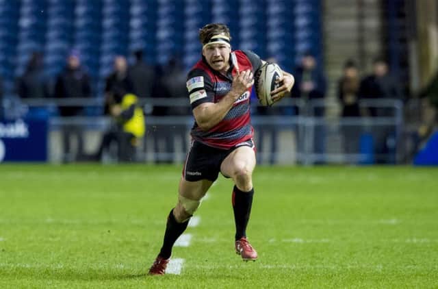 Hamish Watson will start at openside against Cardiff. Picture: Gary Hutchison/SNS/SRU