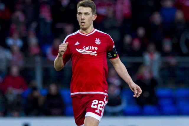 Aberdeen's Ryan Jack is aiming to derail the Celtic celebrations. Picture: Alan Harvey/SNS