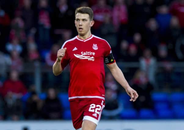 Aberdeen's Ryan Jack is aiming to derail the Celtic celebrations. Picture: Alan Harvey/SNS