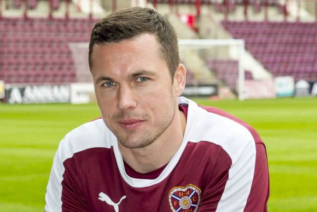 Hearts' Don Cowie wants to play in more derby matches. Picture: SNS.