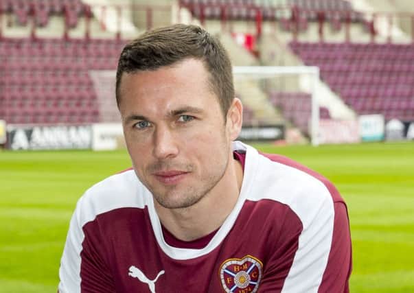 Hearts' Don Cowie wants to play in more derby matches. Picture: SNS.