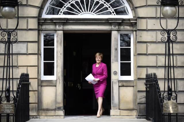 First Minister Nicola Sturgeon. Picture: Jane Barlow