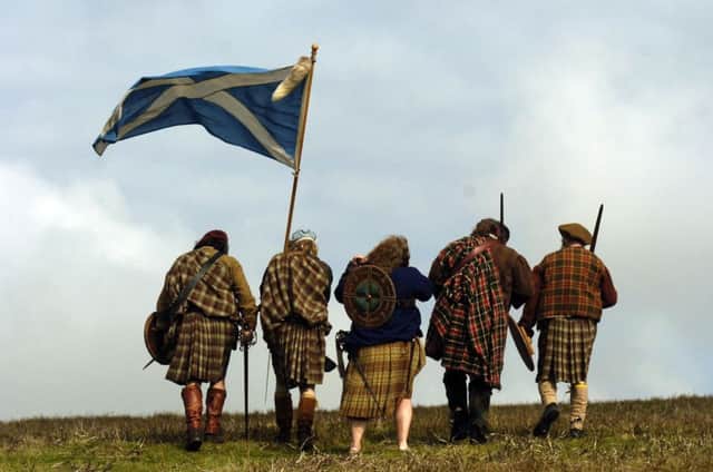 Participants in a recreation of the Battle of Culloden. Picture: Phil Wilkinson