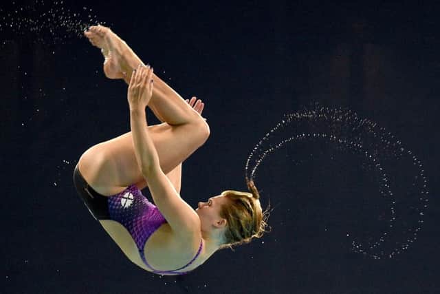 Edinburgh's Grace Reid will compete with Tom Daley in the synchro event in London. Picture: Jane Barlow