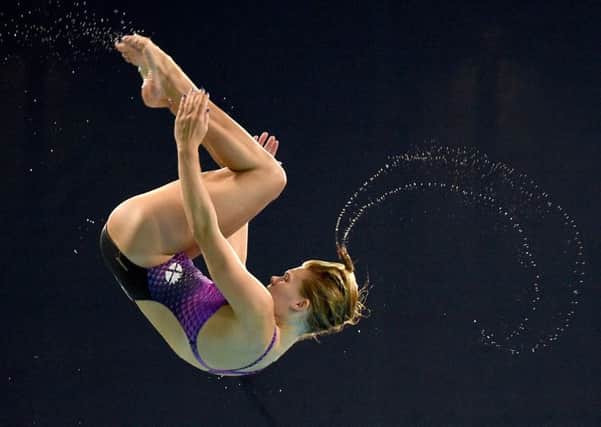 Edinburgh's Grace Reid will compete with Tom Daley in the synchro event in London. Picture: Jane Barlow