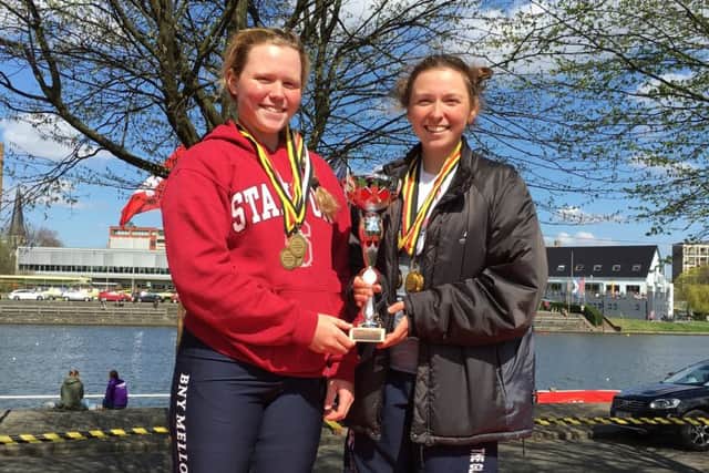 Successful duo Alex Rankin, left, and India Somerside. Picture: Elspeth Burnside