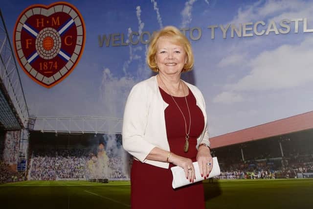 Hearts owner Ann Budge is helping the club out with the new stand. Pic: TSPL