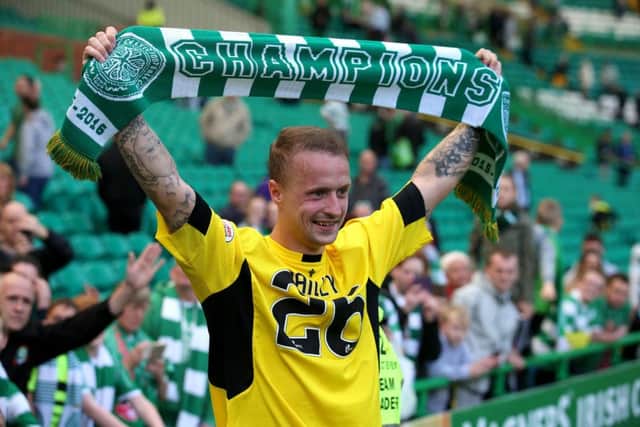 As a young Hibs fan, Celtic's Leigh Griffiths looked up to Derek Riordan and Garry O'Connor. Picture: Andrew Milligan/PA Wire