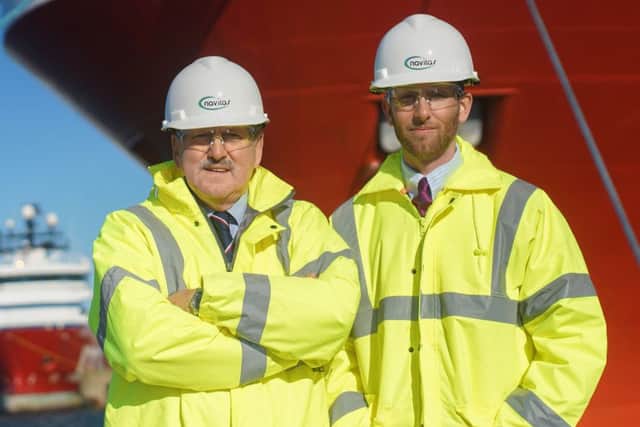 James, left, and Jamie Murphy of Peterhead-based Navitas Compliance Solutions. Picture: Contributed