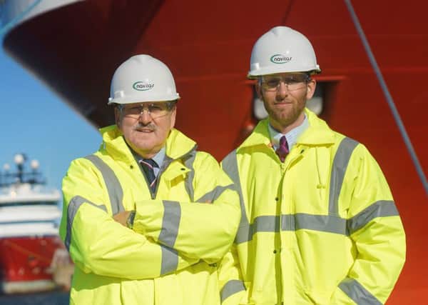 James, left, and Jamie Murphy of Peterhead-based Navitas Compliance Solutions. Picture: Contributed