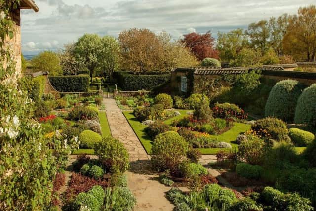 The walled garden at Greywalls