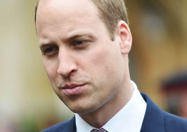 Prince William admitted he did not often use the library. Picture: PA