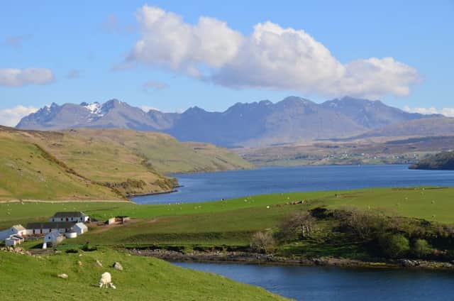 The Isle of Skye, where a UK-wide high of 26C was recorded. Picture: Bob Crawford