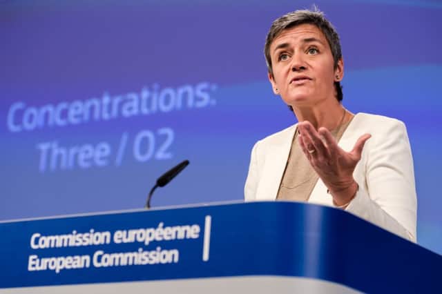 European competition commissioner Margrethe Vestager announced the decision yesterday. Picture: AP