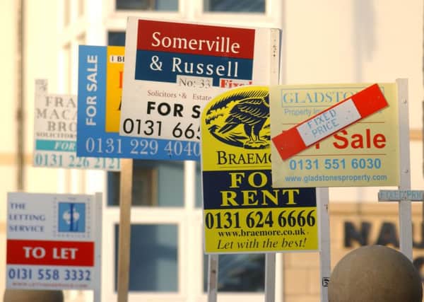 The RICS UK residential market survey also found a quarter of surveyors expect Scottish house prices to rise over the next three months. Picture: Phil Wilkinson/TSPL.
