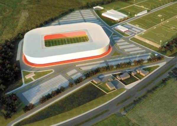 Aberdeen Football Club's new stadium design. PIC AFC.