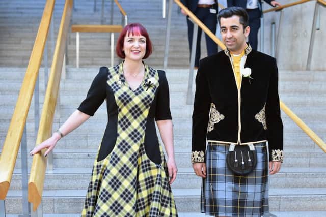 SNP MSPs Angela Constance and Humza Yousaf cutting a dash after being sworn in. Picture: Getty Images