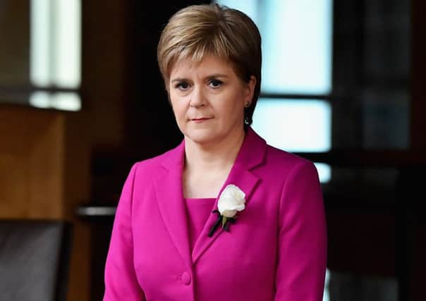 Nicola Sturgeon pledged her loyalty to the Scottish people as she was sworn in. Picture: Getty Images