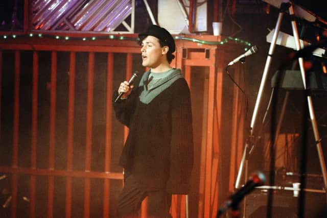Billy Mackenzie
 performs on The Tube. Picture: ITV/REX/Shutterstock