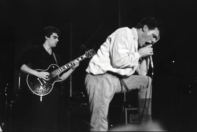 Alan Rankine and Billy MacKenzie of The Associates performing at University of London Union, London, United Kingdom, on 30 January 1981. Picture: David Corio/Redferns