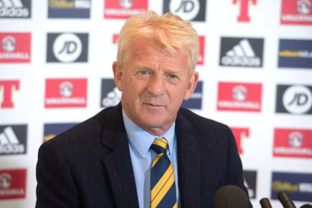Scotland manager Gordon Strachan announces his selection for the upcoming friendly fixtures. Picture: SNS