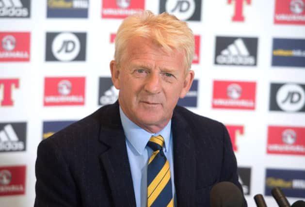 Scotland manager Gordon Strachan announces his selection for the upcoming friendly fixtures. Picture: SNS