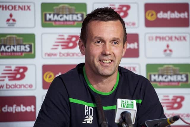 Celtic manager Ronny Deila looks forward to his final match against Motherwell. Picture: SNS