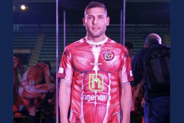 How would you like to turn up to your next game of five-a-side wearing this?