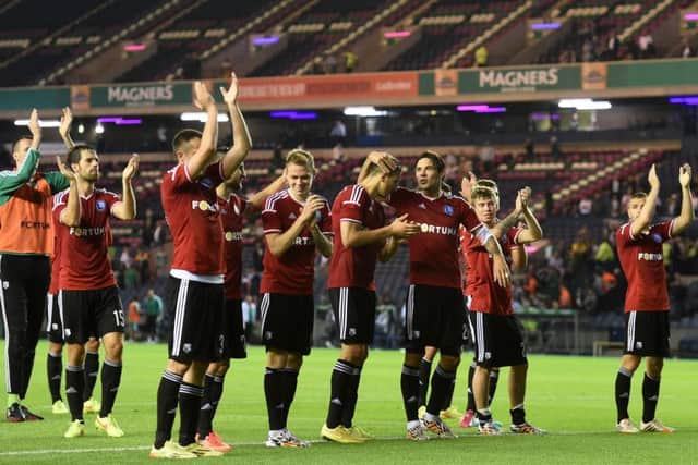 Legia Warsaw exited the Champions League after fielding an ineligible player against Celtic. Picture: SNS