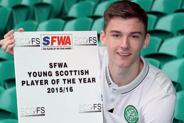 Sacrifices have paid off for young Celtic star Kieran Tierney. Picture: Steve Welsh