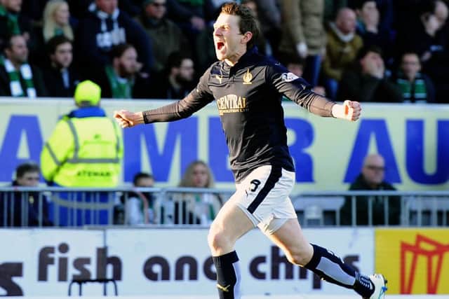 Blair Alston tears away after opening the scoring. Picture: Michael Gillen