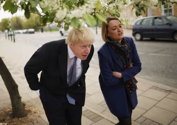 Kuenssberg interviews former London mayor and Vote Leave campaigner Boris Johnson. Picture: Chip Somodevilla/Getty