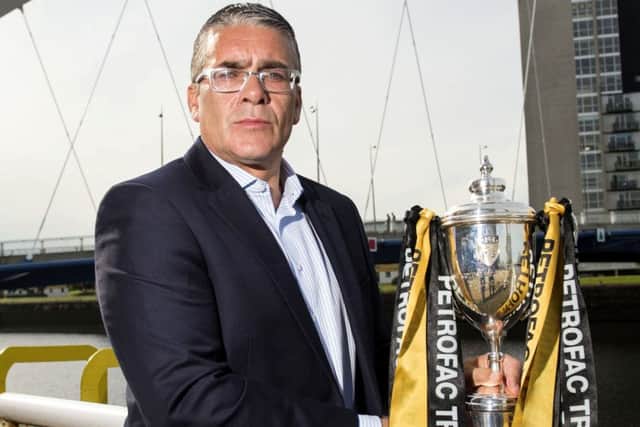 Ayr Utd manager Ian McCall.