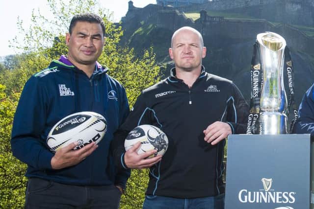 Pat Lam and Gregor Townsend are ready for the big game. Picture: SNS
