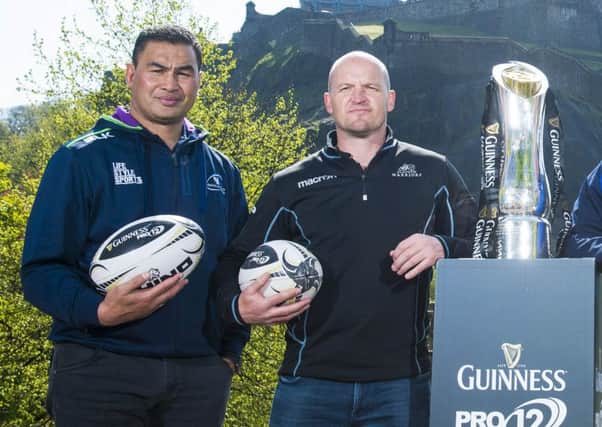Pat Lam and Gregor Townsend are ready for the big game. Picture: SNS