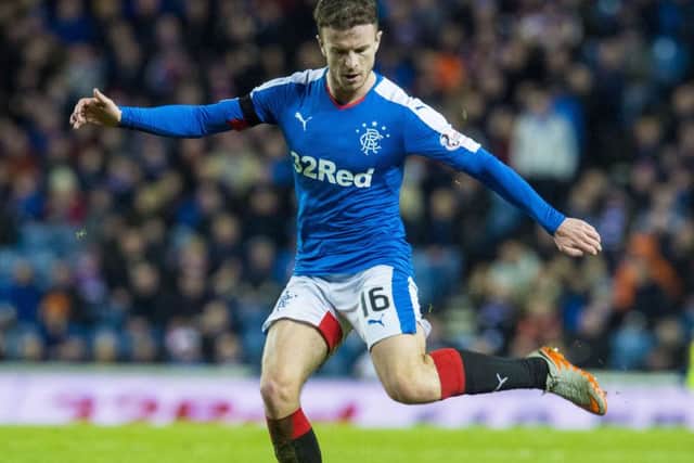 Andy Halliday in action for Rangers