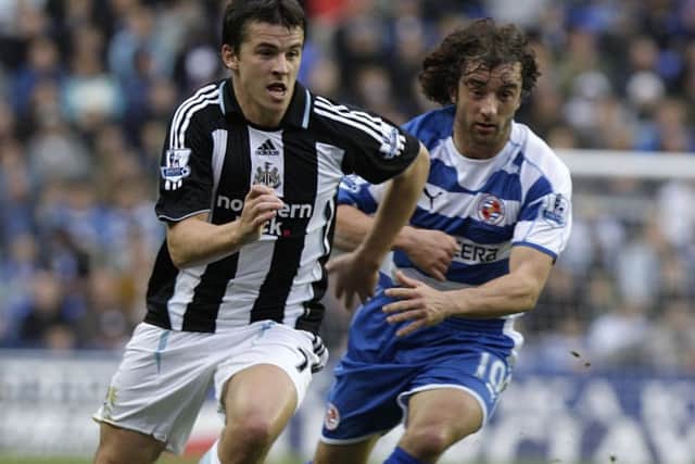 Joey Barton, in action when playing for Newcastle, could be on his way to Rangers