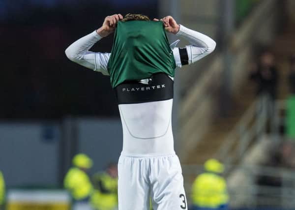 There will be no hiding place for Hibs midfielder Liam Henderson at Hampden. Picture: SNS