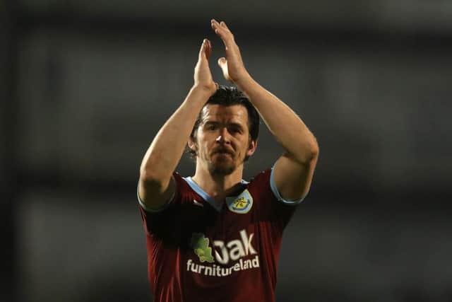 Joey Barton of Burnley celebrates victory at the final whistle during the Sky Bet Championship match between Fulham and Burnley. Picture: Getty Images