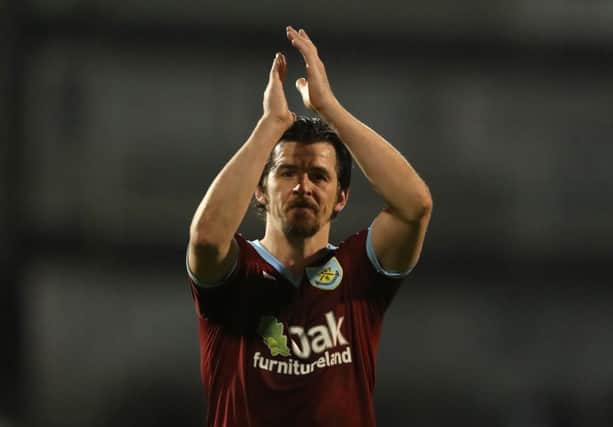 Joey Barton of Burnley celebrates victory at the final whistle during the Sky Bet Championship match between Fulham and Burnley. Picture: Getty Images