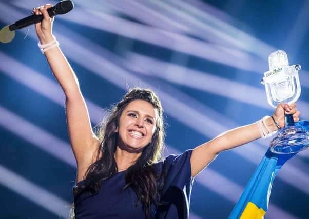 Jamala wins 2016 Eurovision Song Contest at Ericsson Globe Arena on May 14, 2016 in Stockholm, Sweden. Picture: Getty Images
