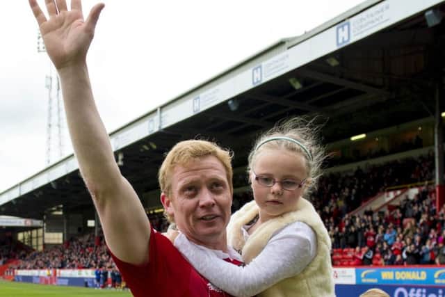 Barry Robson has played his last game of professional football. Picture: SNS Group