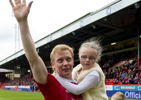 Barry Robson has played his last game of professional football. Picture: SNS Group